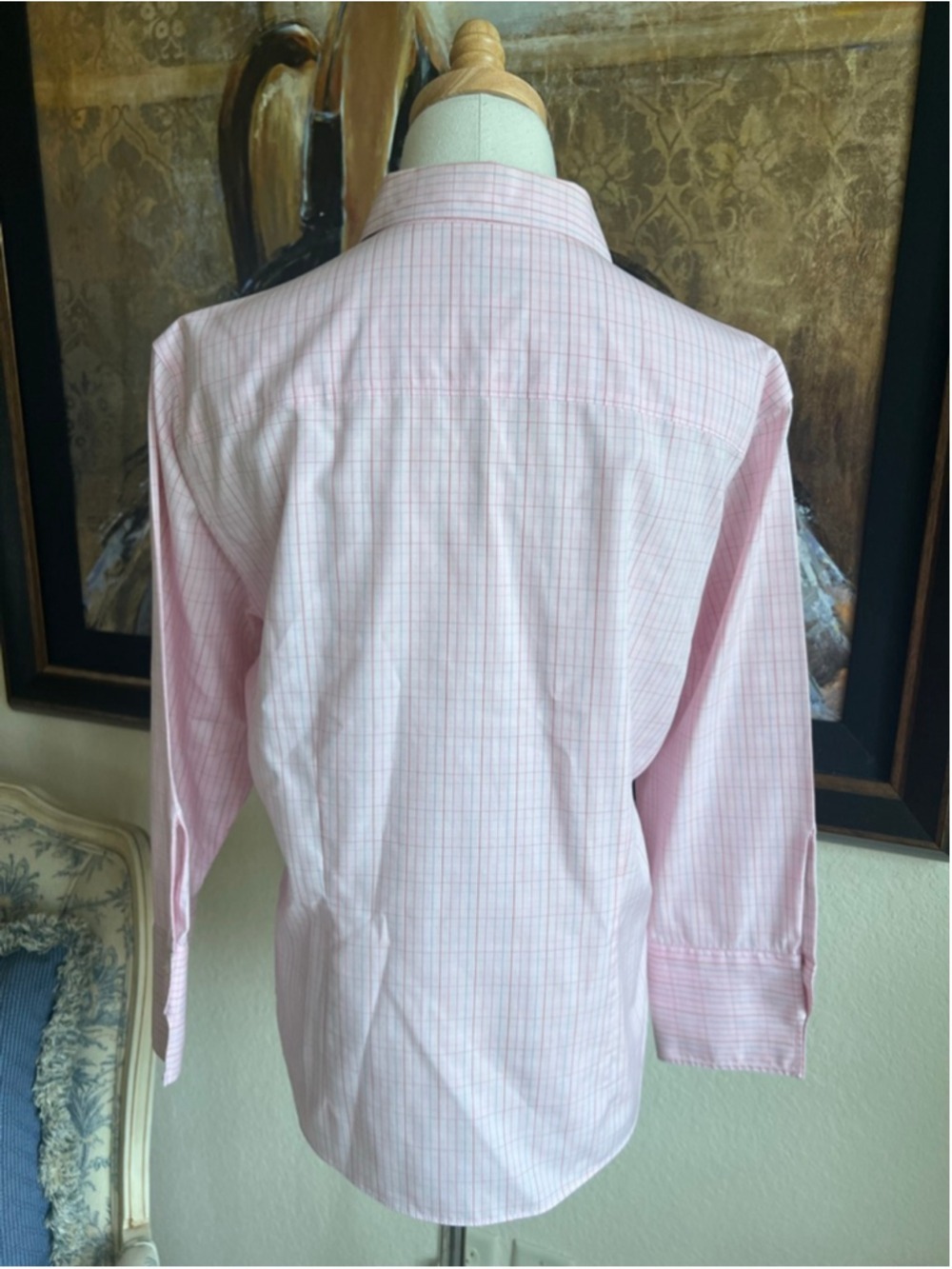 New Brooks Brothers Pink White Plaid Button Down Shirt Size 12 - Picture 5 of 5